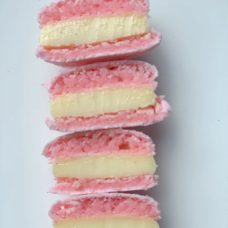 Erdbeer-Zitrone Macaron
